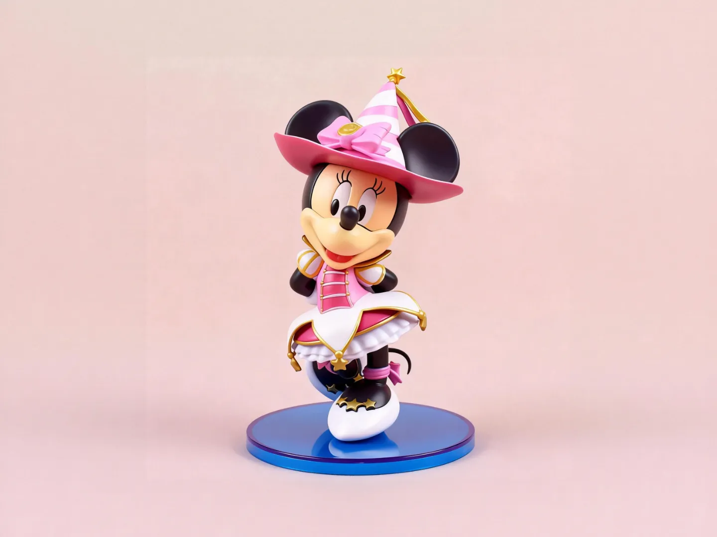 Minnie with hat - Mickey Mouse Clubhouse Disney periphery figurine ornament - children's coloring toy