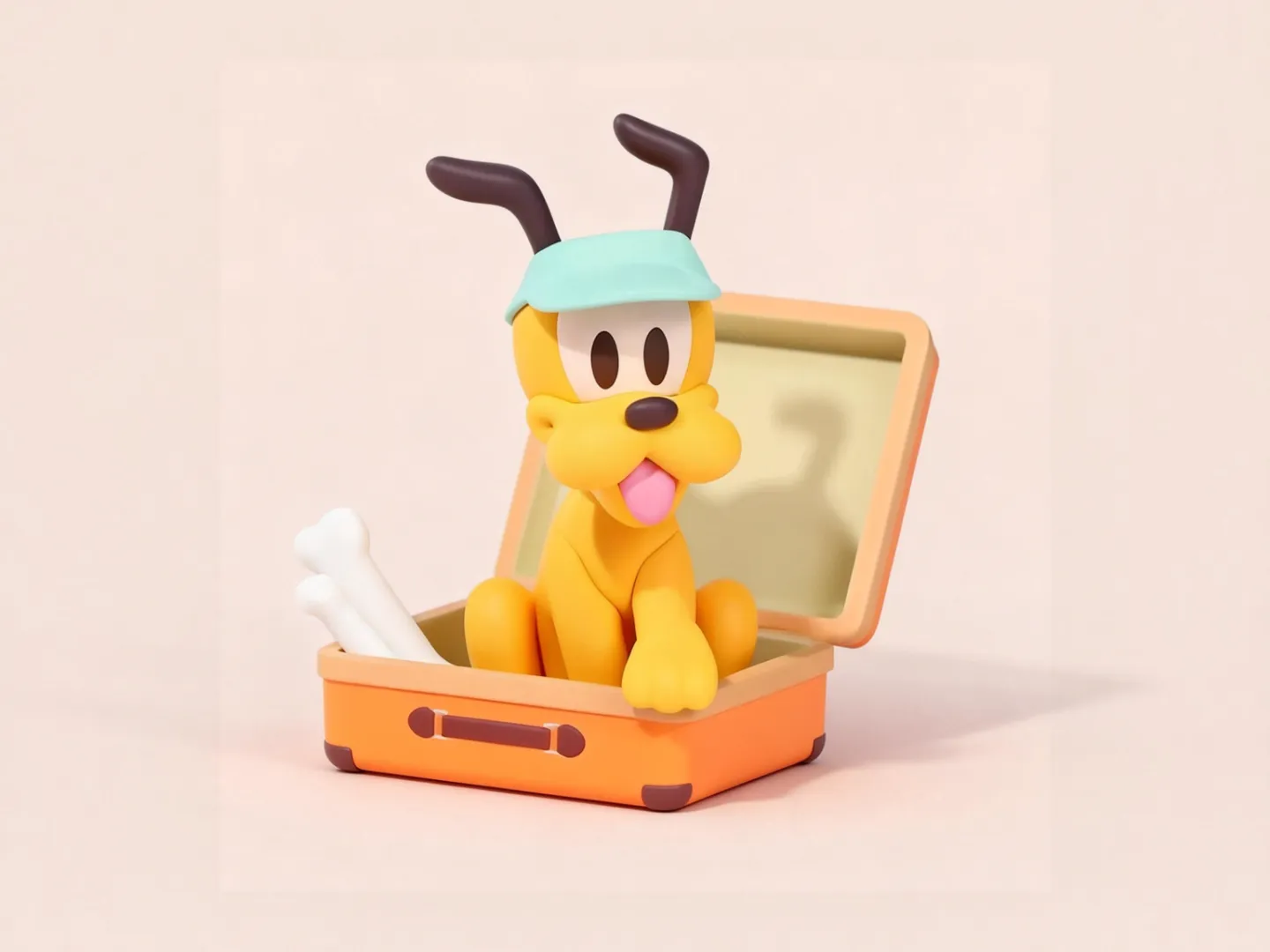 Pluto - Mickey Mouse Clubhouse Traveling Special Edition - Disney collectible figurine ornament - children's coloring toy