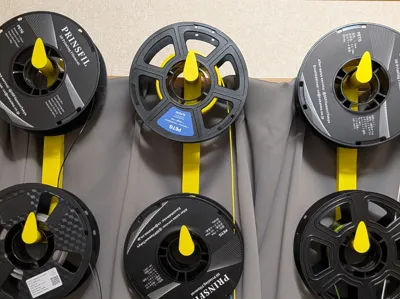 Curtain Rail Mounted Spool Holder (Vertical Twin)