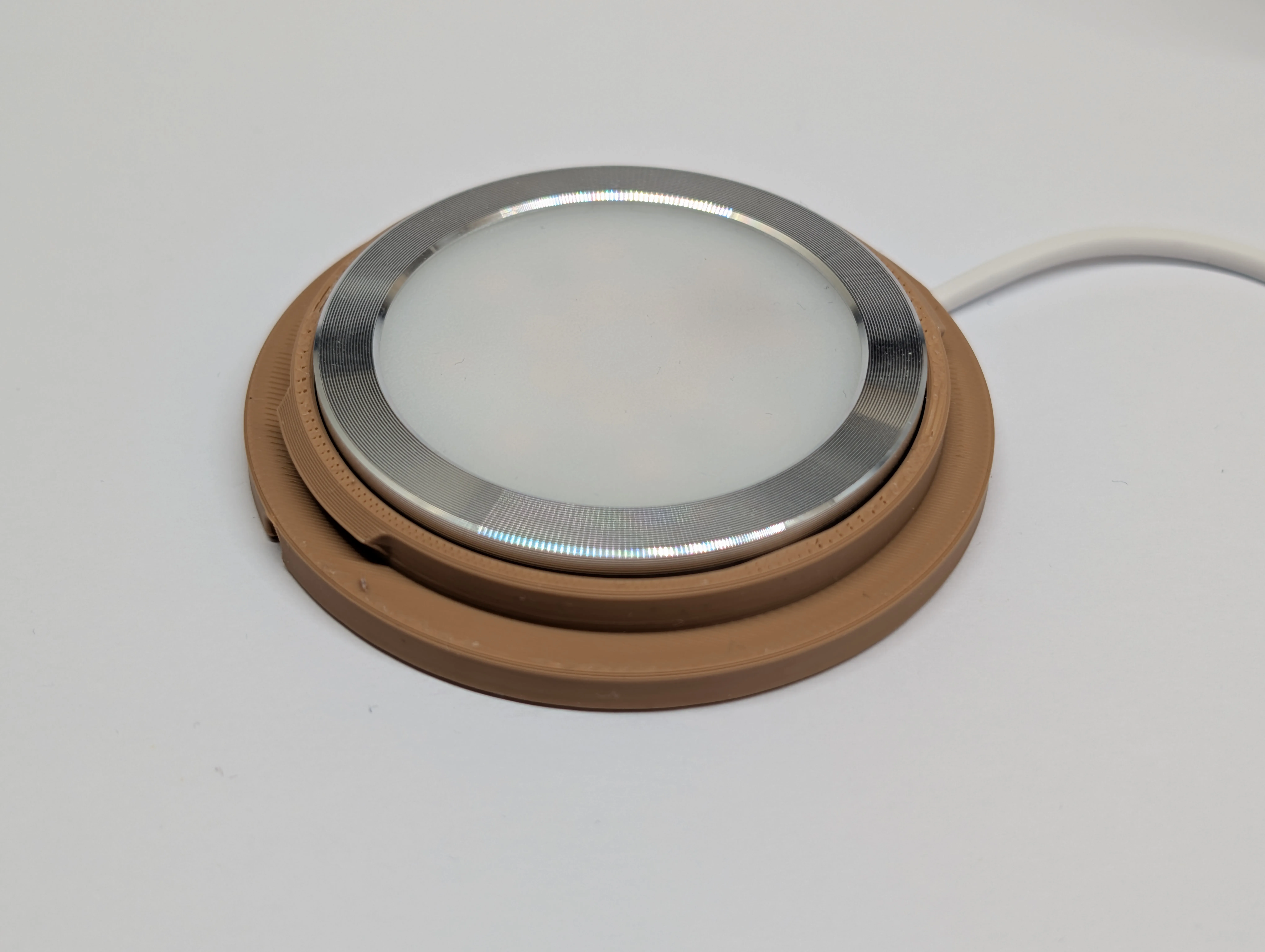 Shad Led Kit Ribbed Shade - LED Lamp Kit 001 - Free 3D Print Model - MakerWorld