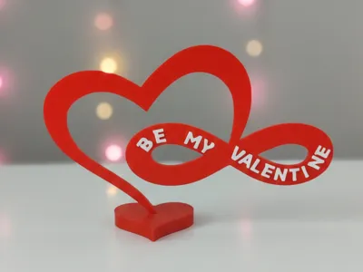 Infinity Heart Couple Name Stand | Valentine's day