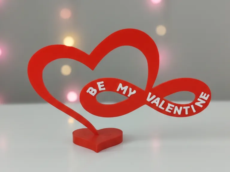Infinity Heart Couple Name Stand | Valentine's day