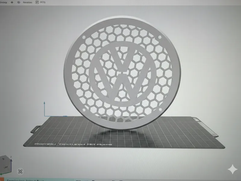 VW Logo Speaker Grill / Custom Mesh