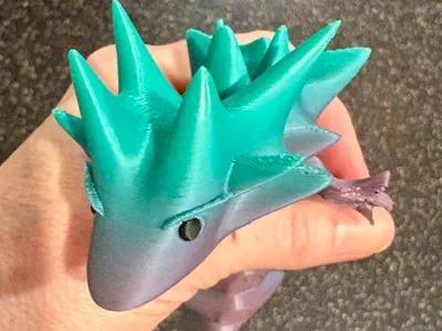 Bubbles the Dragon Flexi
