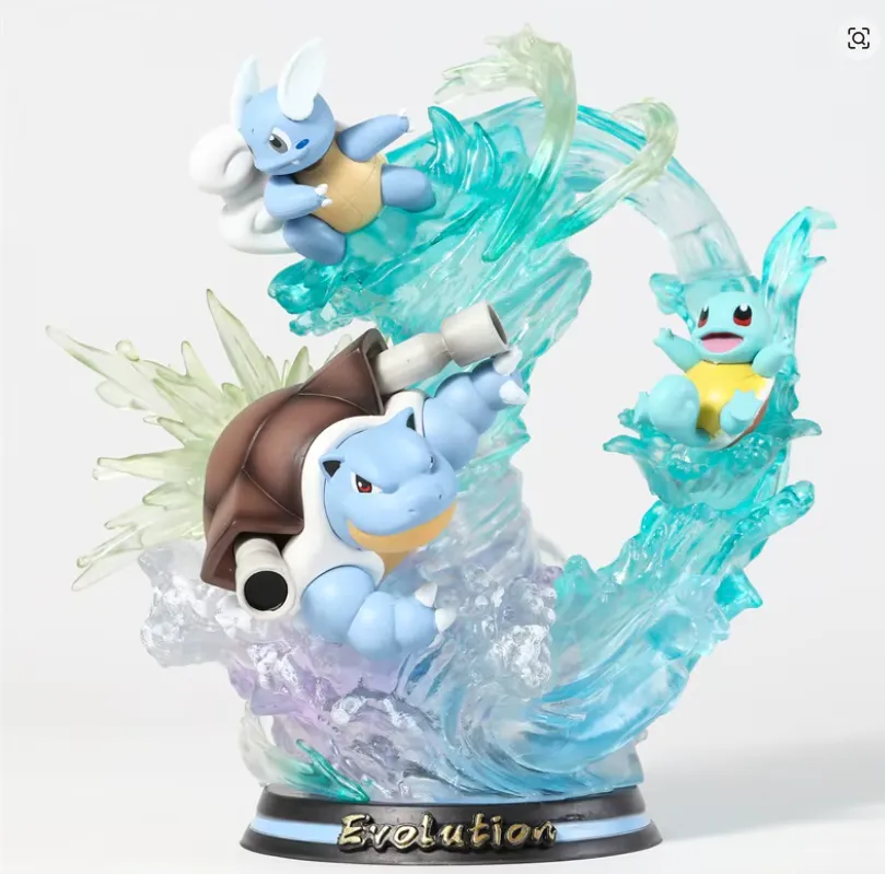 blastoise tidal ascnsion water evolution diorama - Free 3D Print Model ...