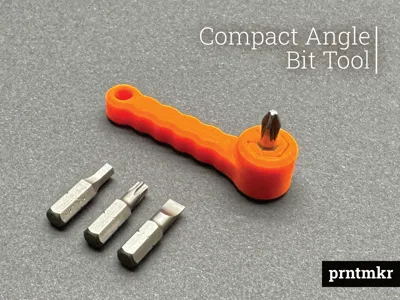 Compact 90° Right-Angle Bit Holder – Ultra-small