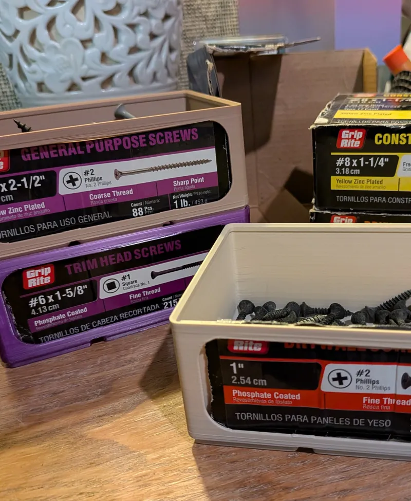 Screw & Nail Box - Grifinity Bin