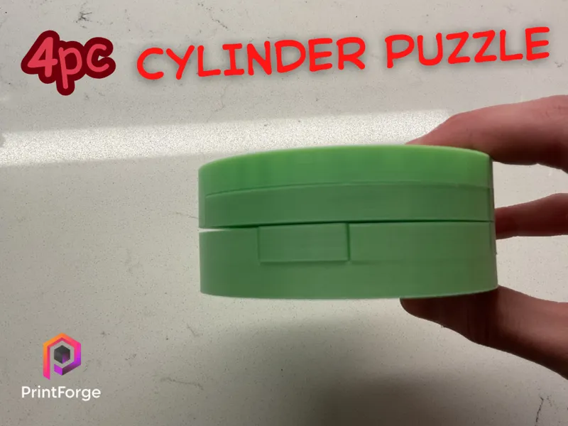 4pc Cylinder Puzzle