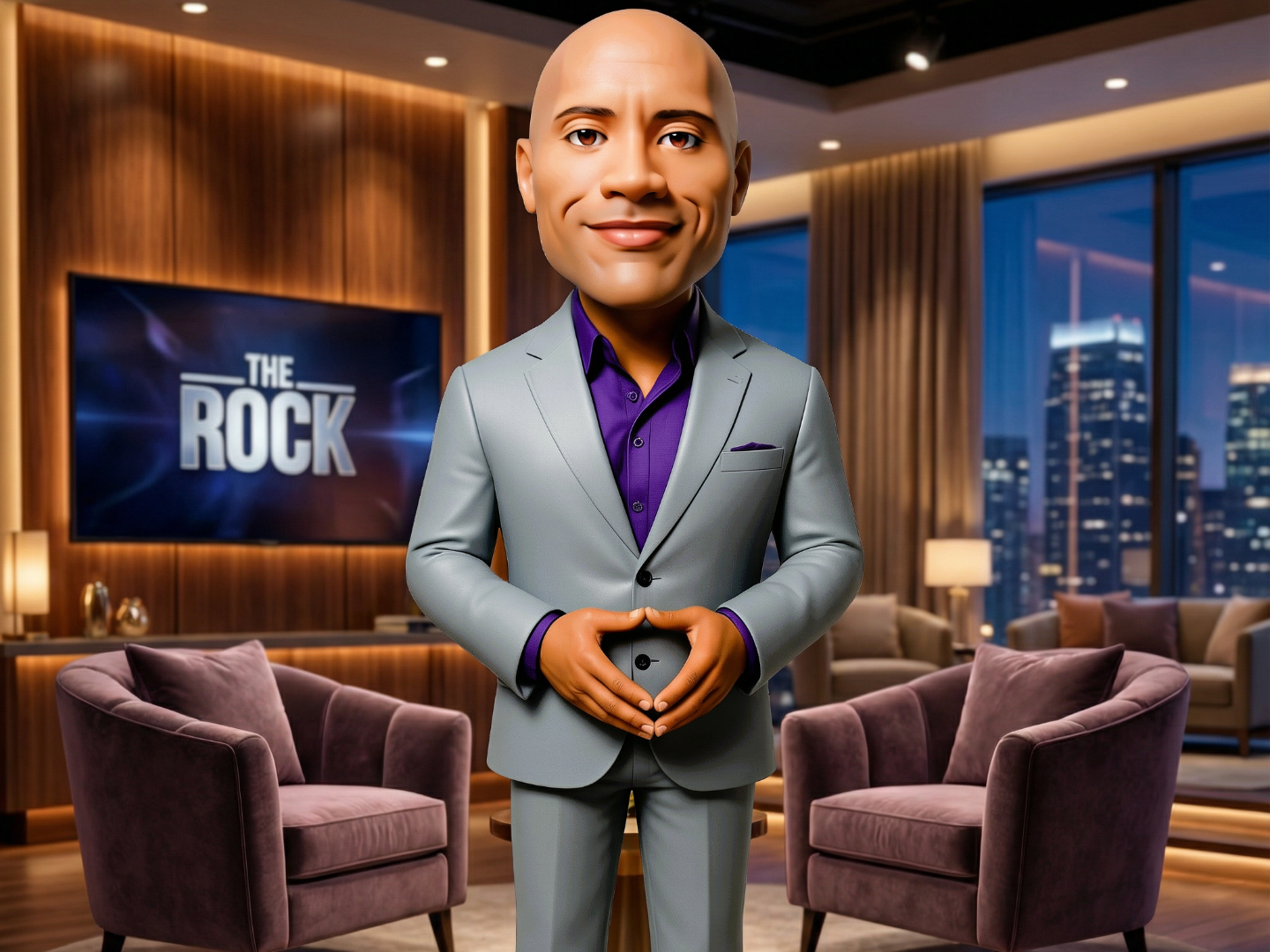 Bobblehead - The Rock (Stylish)