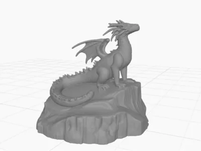 super cool ice dragon