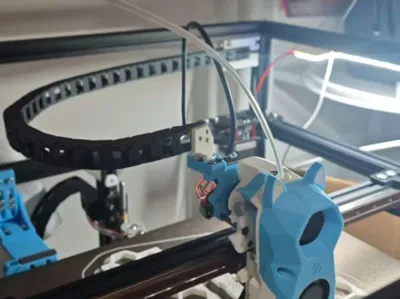 sbcw2 extruder CAN board drag chain bracket