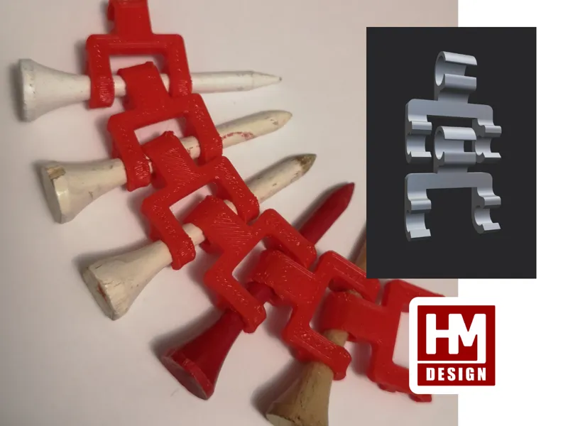 Golf Tee Clips