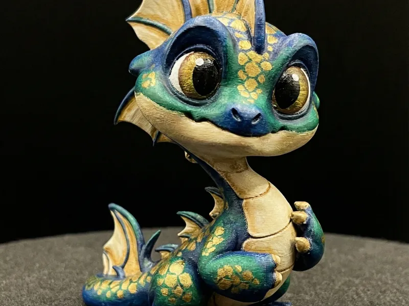 Cute Baby Dragon|Fantasy Creature|Adorable Figure
