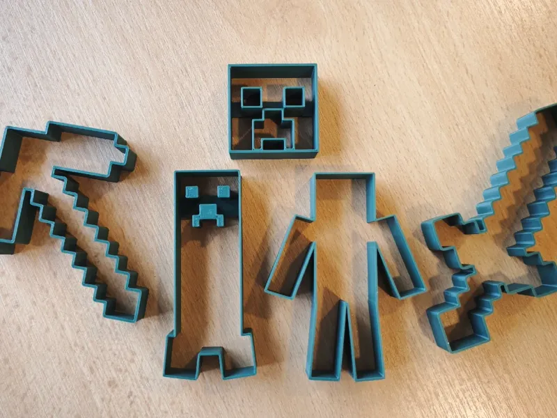 Minecraft Cookie Cutters
