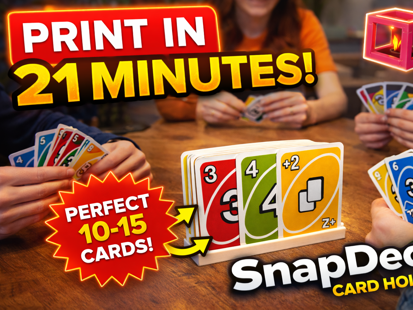 SnapDeck – 21-Minute Playing Card Holder