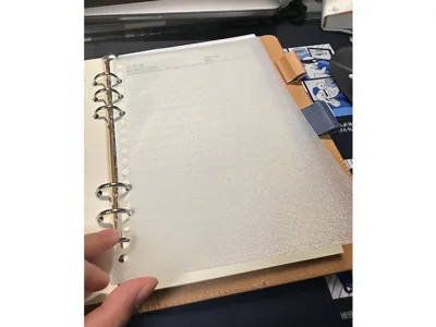 A5 Loose-leaf Notebook Cover (Applicable for 6-20 holes)