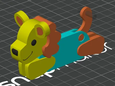 Print in Place Articulated small animal model