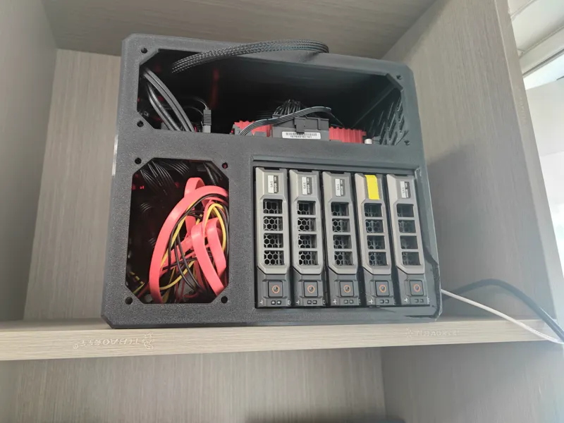 4盘位nas机箱（sfx电源、matx主板）