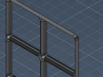 Gridfinity base plate and bin 2x5 