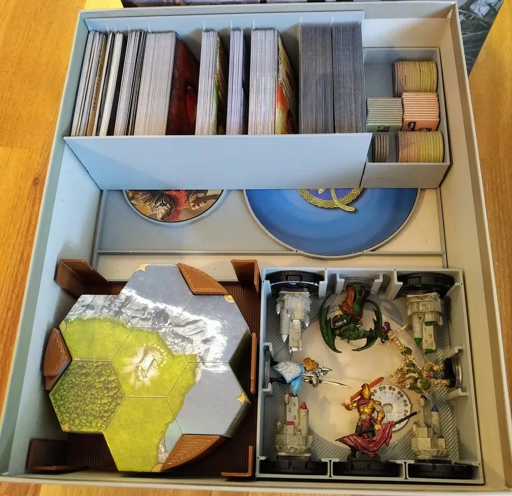 Magefee Box Mage Knight Ultimate Organizer (into smaller box) - Free 3D Print Model ...