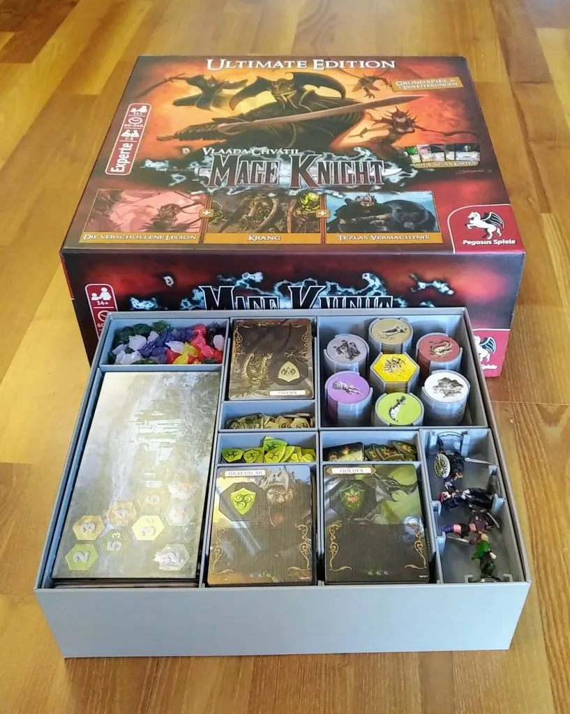 Magefee Box Mage Knight Ultimate Organizer (into smaller box) - Free 3D Print Model ...