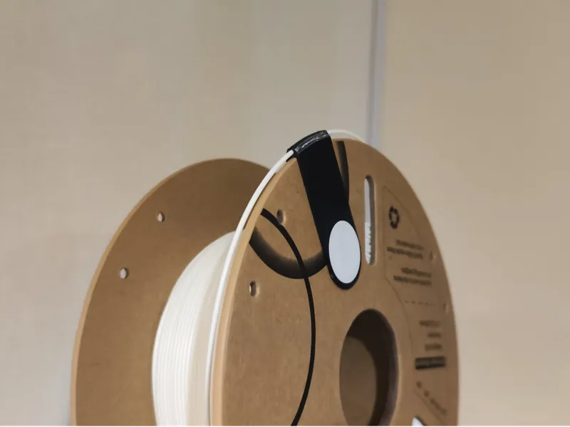 RFID Tag Cardboard Spool Clip w/ Filament hole