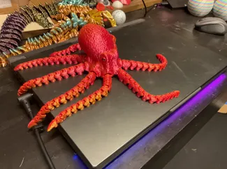 Mood articulated octopus