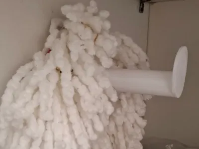 Mop holder for spin mop