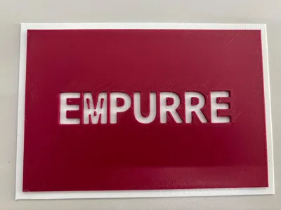 Push plate