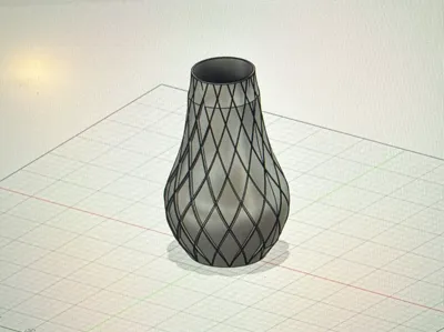 thin 3D vase