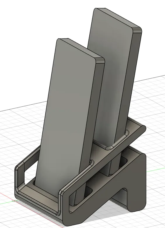 Double smartphone holder (TPU inserts)