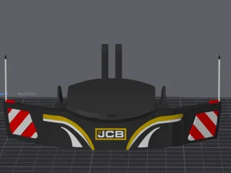 jcb weight for JCB Fastrack 8330 Tractor1:24 scale