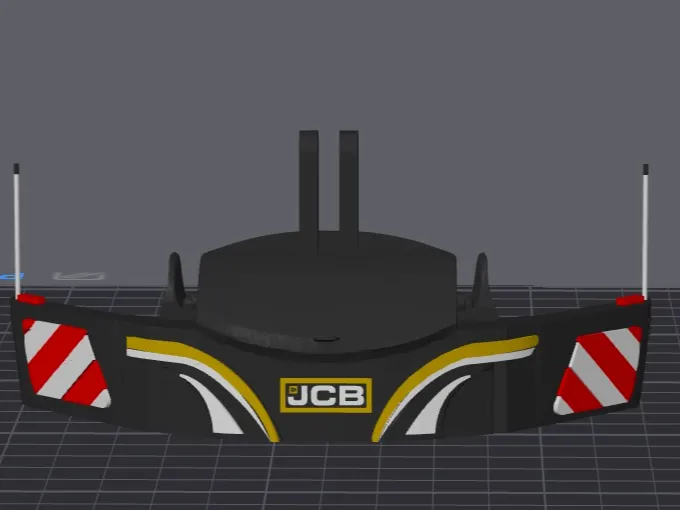 jcb weight for JCB Fastrack 8330 Tractor1:24 scale