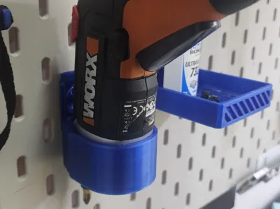 Ikea Skadis WORX WX255 cordless screwdriver Box