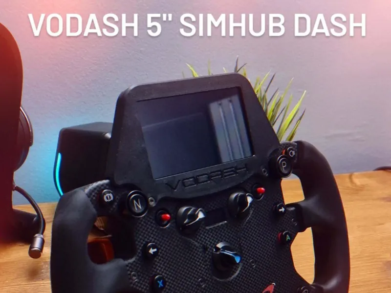 FANATEC MCLAREN GT3 SIMHUB DASHBOARD Display