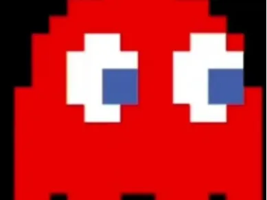 pacman ghosts red