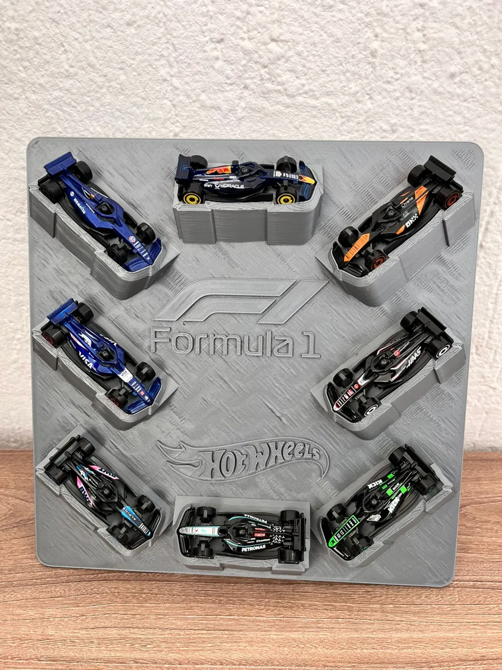 F1 Hot Wheels shelf - Free 3D Print Model - MakerWorld