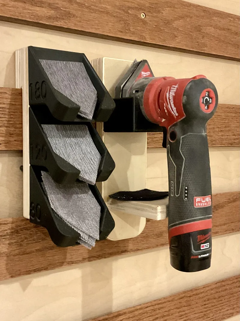 Mount for Milwaukee Sander & Sand Paper