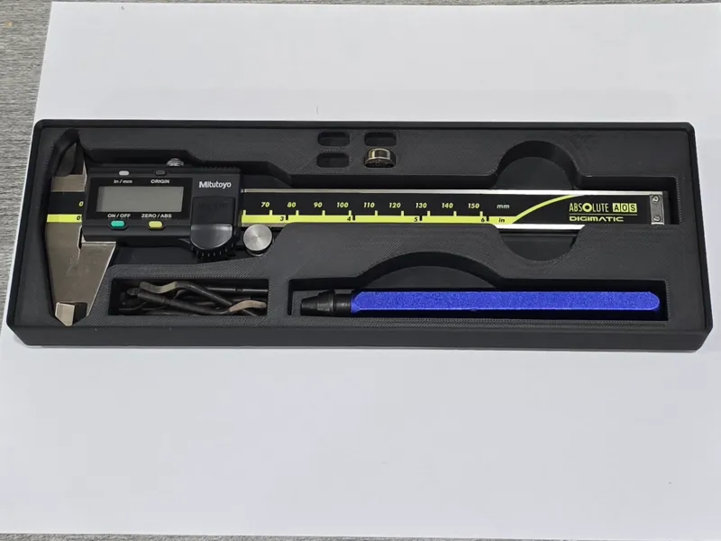 Gridfinity Caliper & Deburr Tool