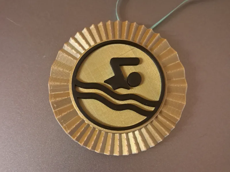 Swimming medal
