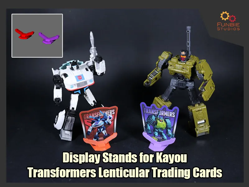 Display Stand for Kayou Transformers Trading Cards