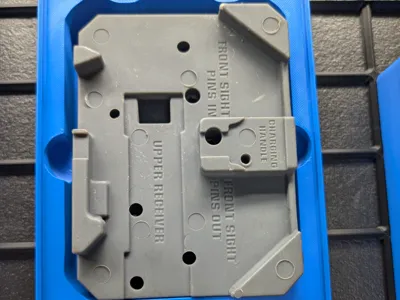 Gridfinity Tray for Wheeler AR Bench Block 
