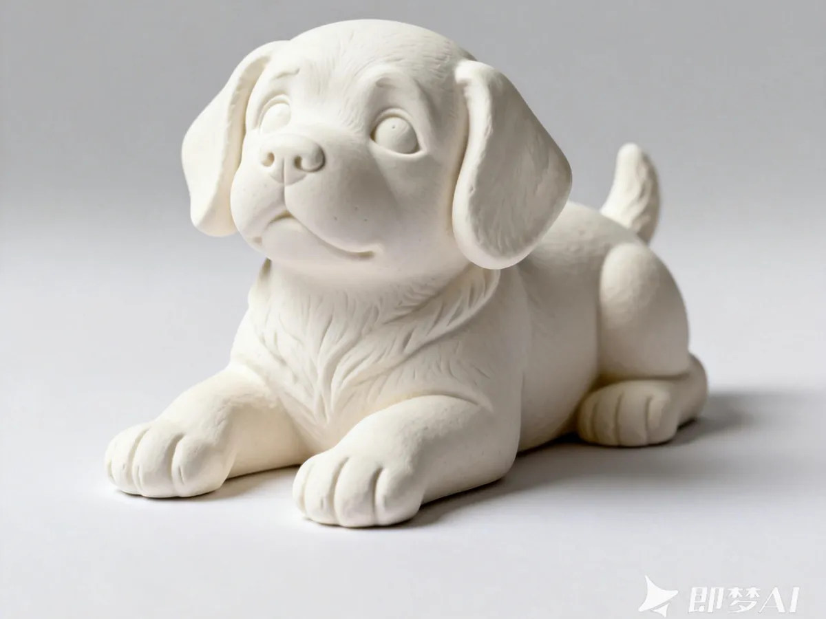 Labrador Puppy Statue 1 - Free 3D Print Model - MakerWorld