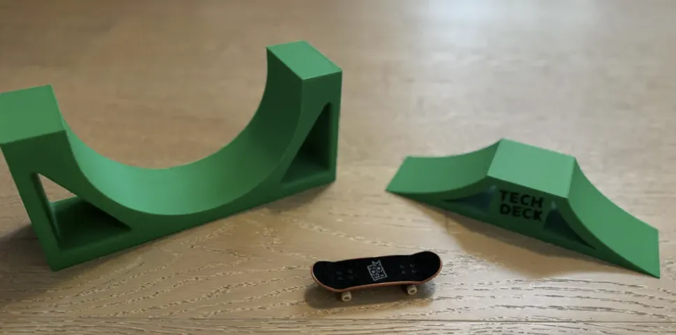 Tech Deck Donut Ramp tech deck ramps - Free 3D Print Model - MakerWorld