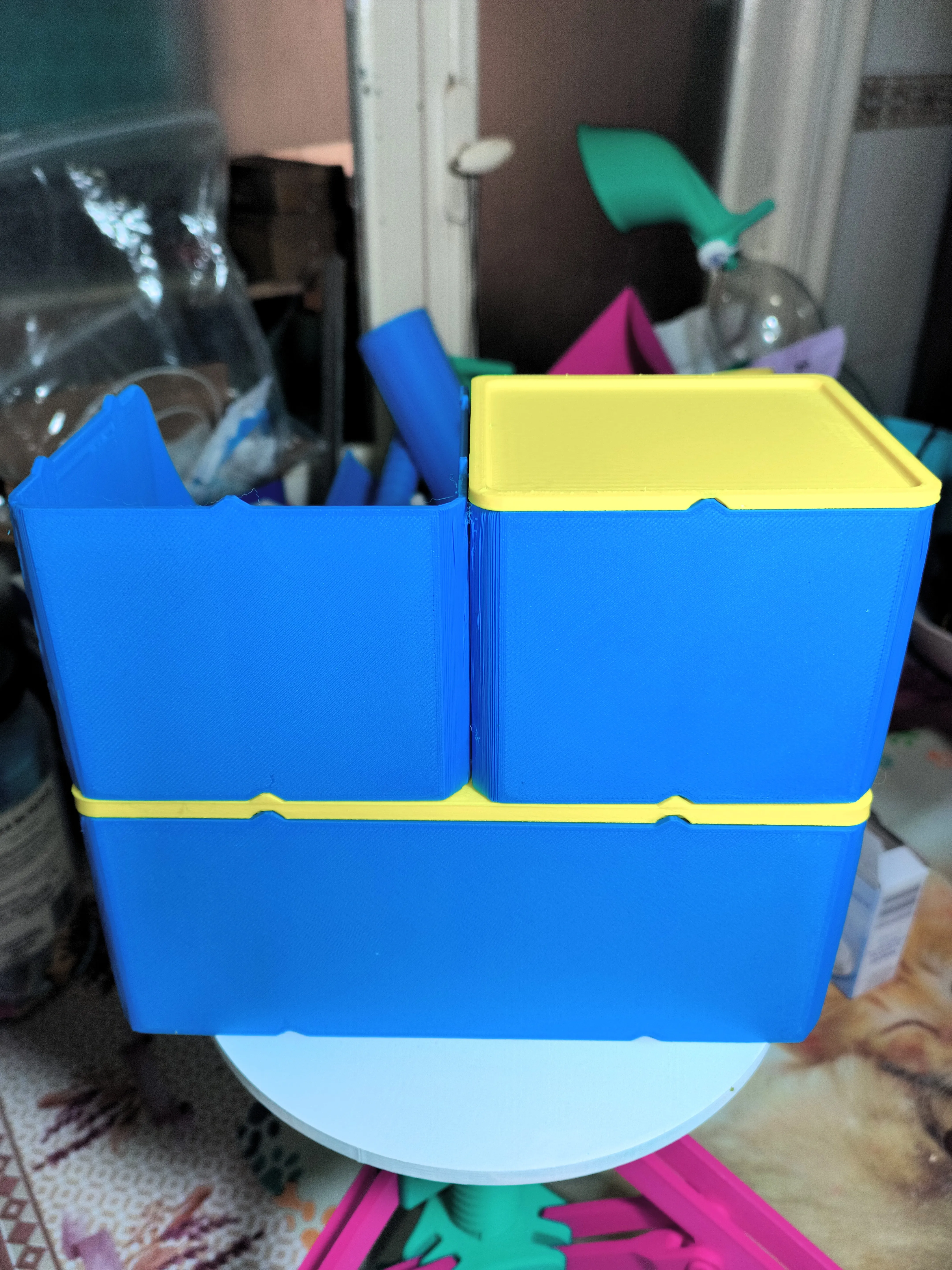 Stackable Storage Containers 14x11/14x21cm - Free 3D Print Model ...