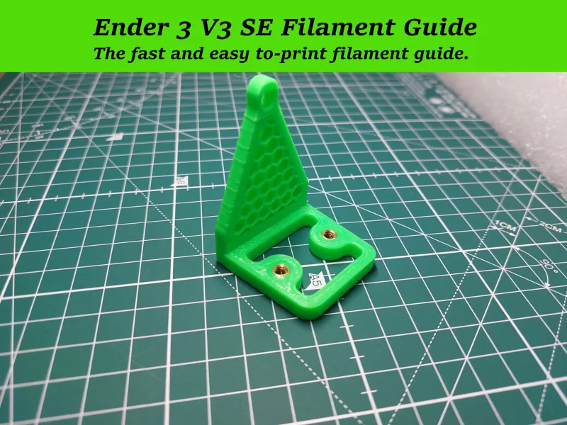 Ender 3 V3 SE Filament Guide