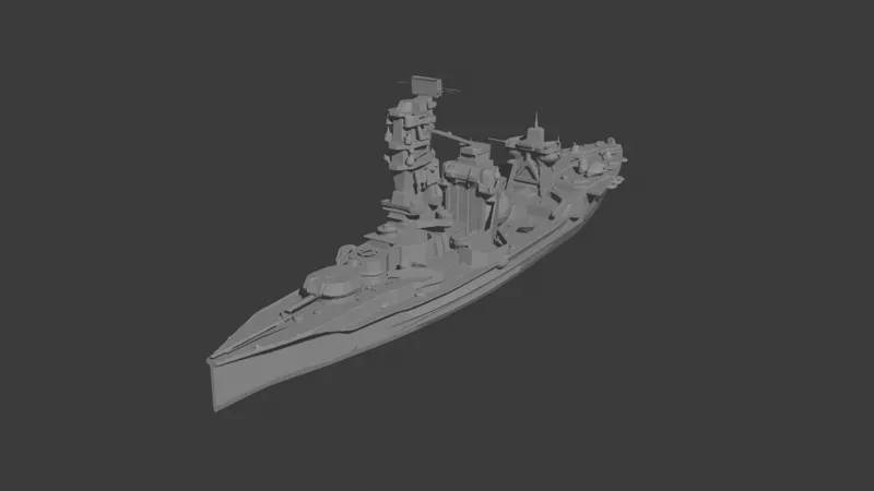 Japanese warship