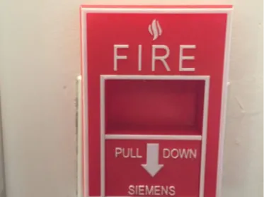 fire alarm light switch