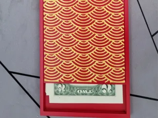 Red Envelope -Seigaiha Pattern