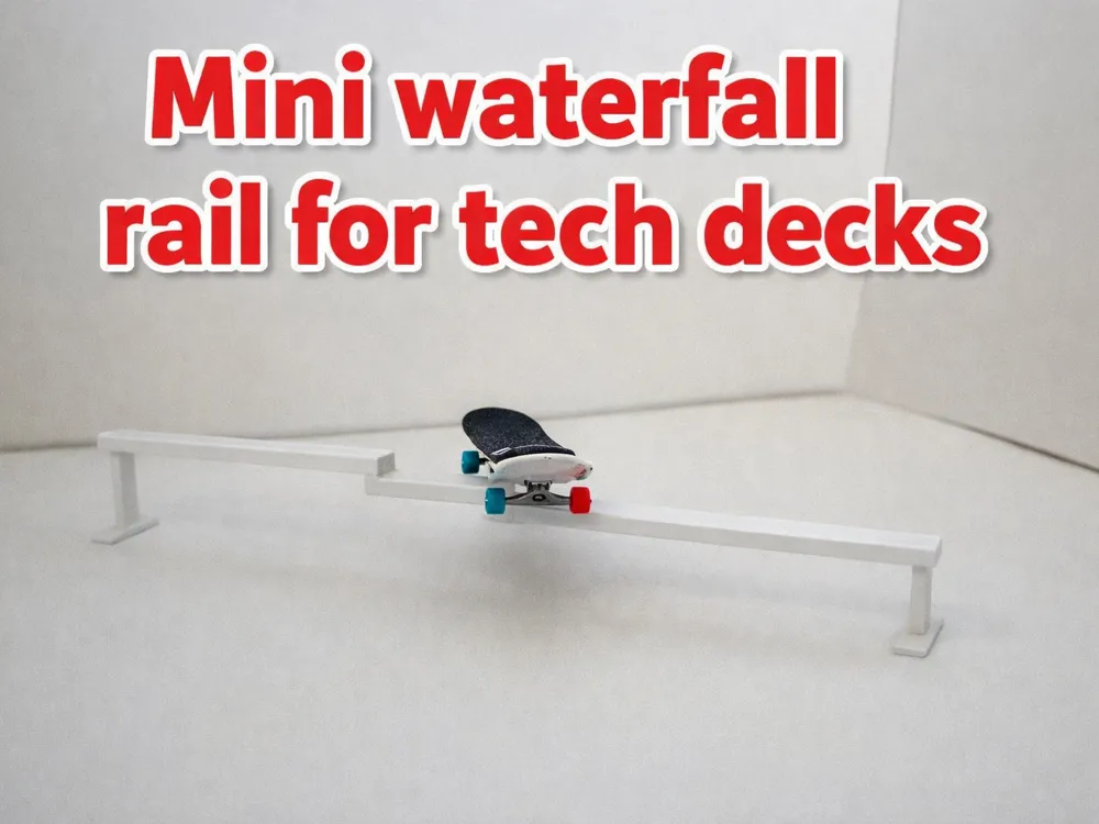 Mini Flow Rails Mini waterfall rail - Free 3D Print Model - MakerWorld